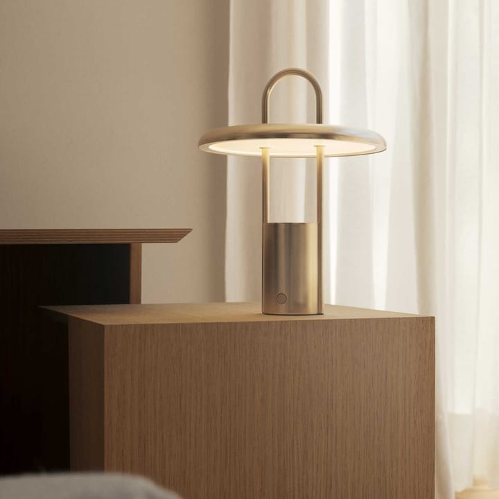 Candeeiro portátil LED Pier 25 cm, Brass Stelton