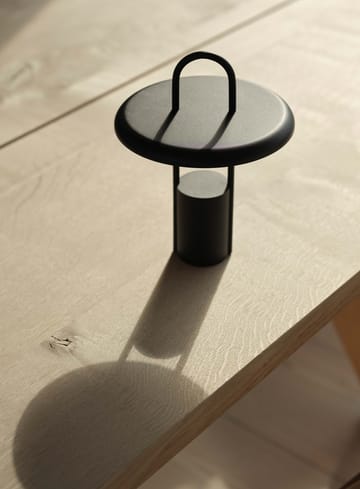 Candeeiro portátil LED Pier 25 cm - Preto - Stelton