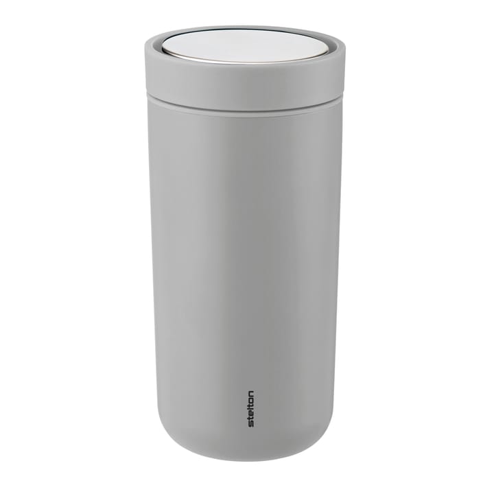 Caneca térmica To Go Click 0,4 l - matte light grey - Stelton