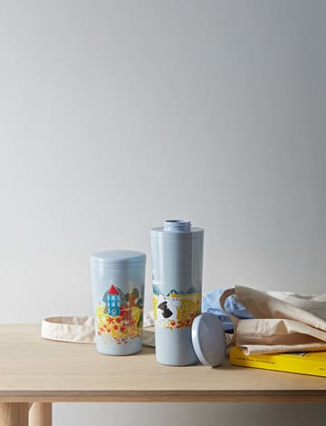 Caneca termo Carrie 0,4 litros - Moomin sky - Stelton