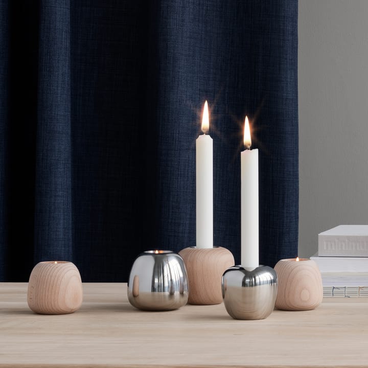 Suporte de velas Ora aço inoxidável  - grande - Stelton