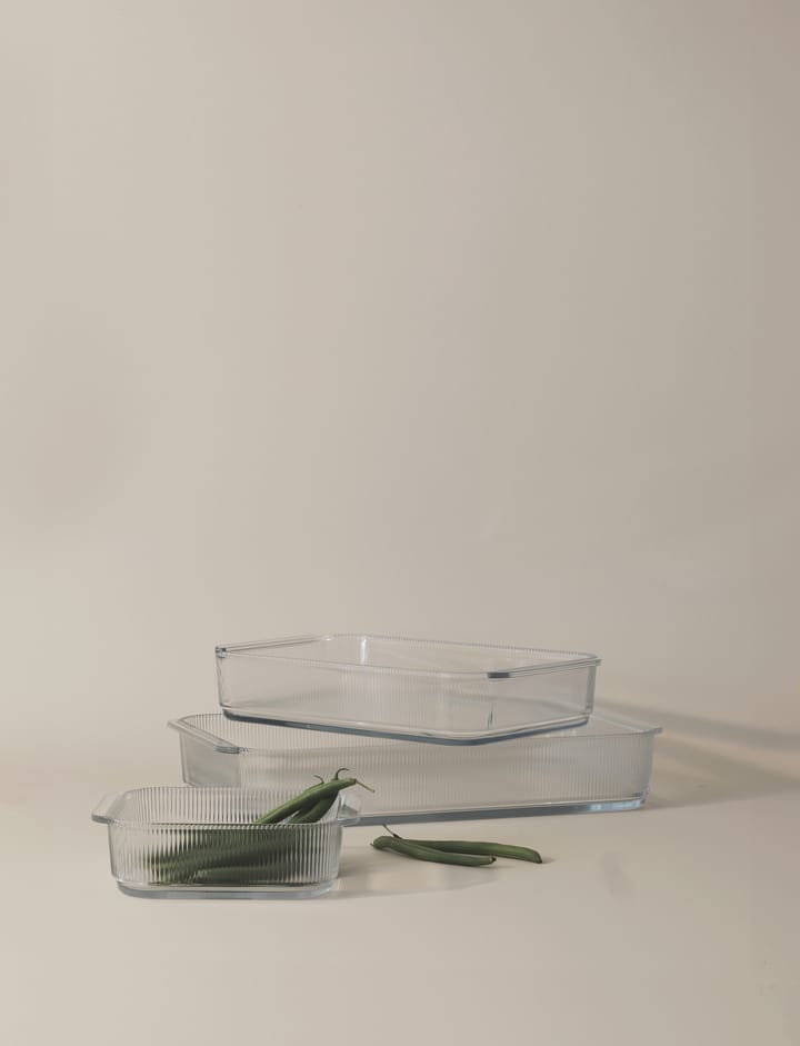 Travessa refratária Pilastro 17,3x19,7 cm, Transparente Stelton