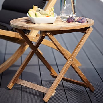 Mesa lateral Alnö Ø55 cm - Teak - Stockamöllan