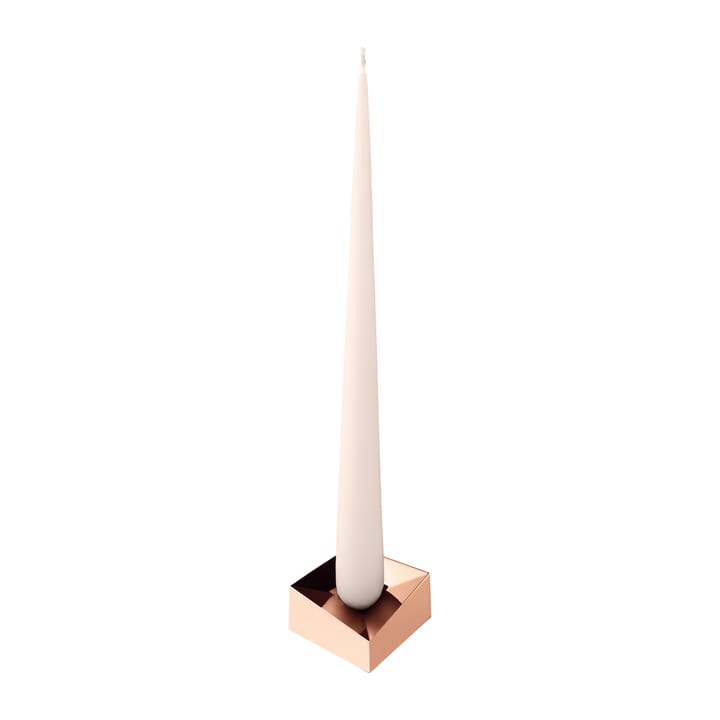 Porta velas grande STOFF Nagel reflect 3,2 cm - Roséguld  - STOFF