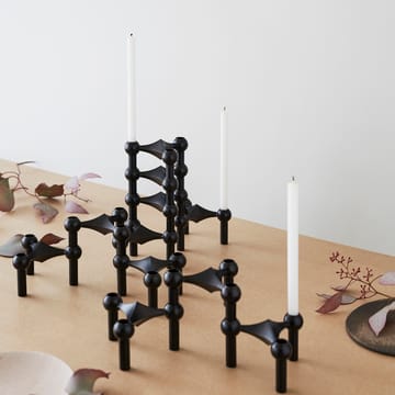 Suporte de velas Nagel - preto mate - STOFF