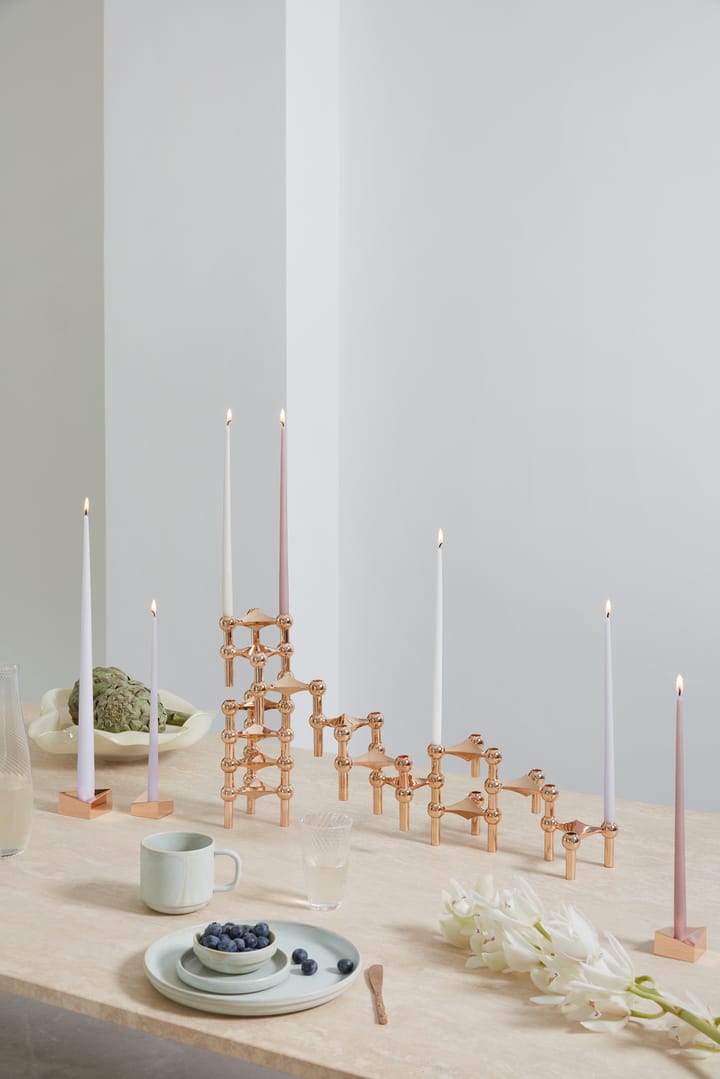 Velas antigas Ester & Erik 6-unidades STOFF - dusty rose - STOFF