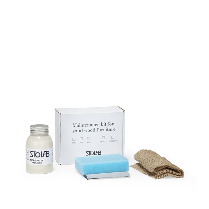 Kit de Cuidados com Óleo Branco Stolab - Óleo branco, 250 ml, carvalho - Stolab