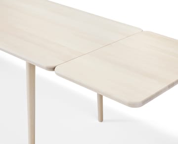 Mesa Miss Holly 175x100 cm  - madeira verniz branco, 1 inserção  - Stolab