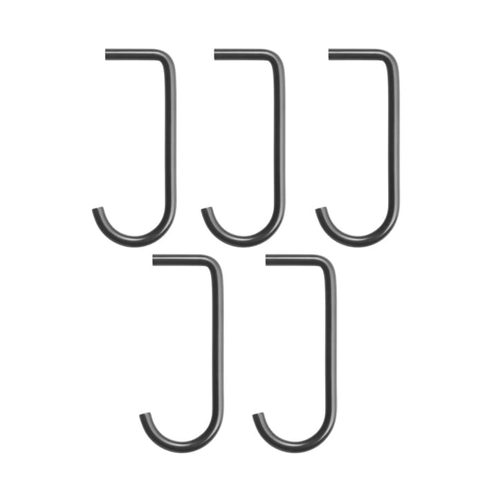 Gancho J String - preto, 5 unidades  - String