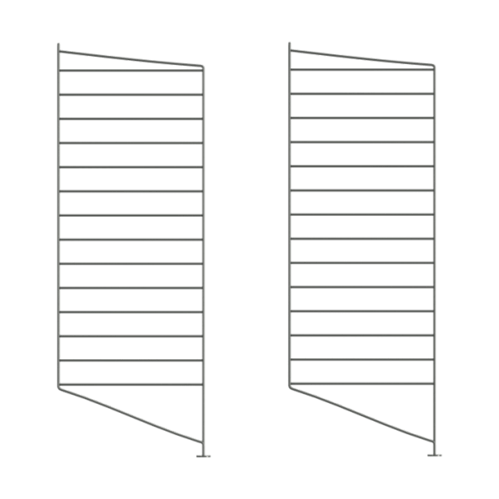 Painel de chão String - Cinza escuro, 85x30 cm, conjunto de 2 - String