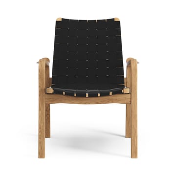 Cadeira baixa de carvalho oleado Primo  - Preto - Swedese