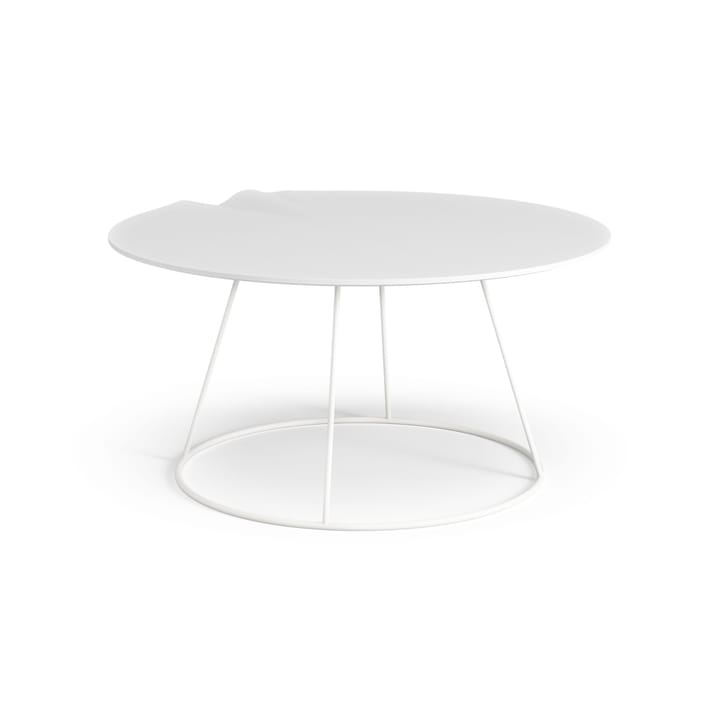 Mesa com onda Breeze Ø80 cm, Branco Swedese