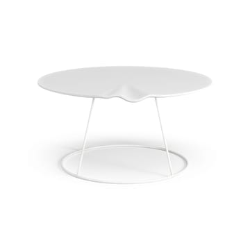 Mesa com onda Breeze Ø80 cm - Branco - Swedese