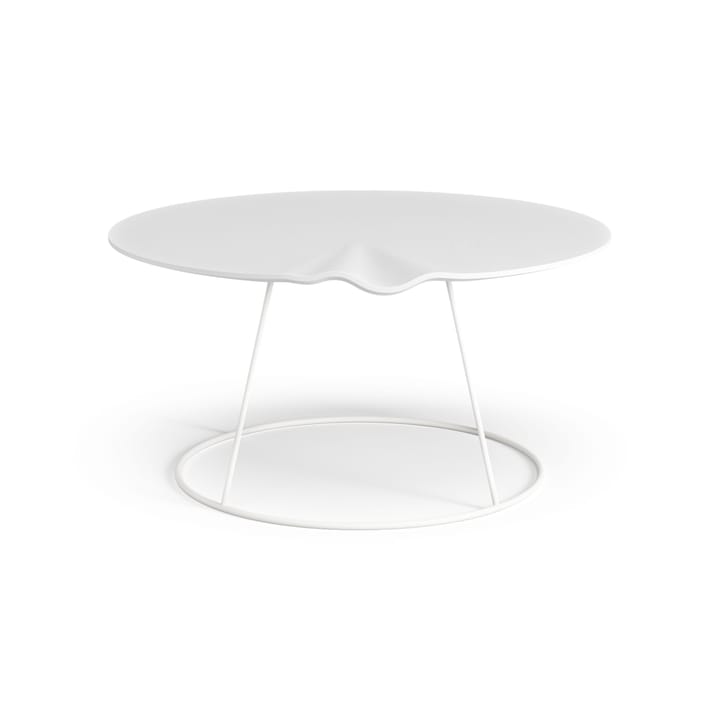 Mesa com onda Breeze Ø80 cm, Branco Swedese