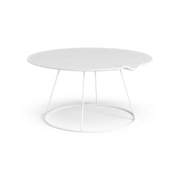 Mesa com onda Breeze Ø80 cm - Branco - Swedese