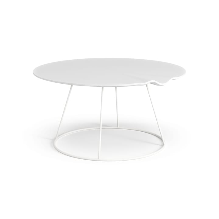 Mesa com onda Breeze Ø80 cm, Branco Swedese