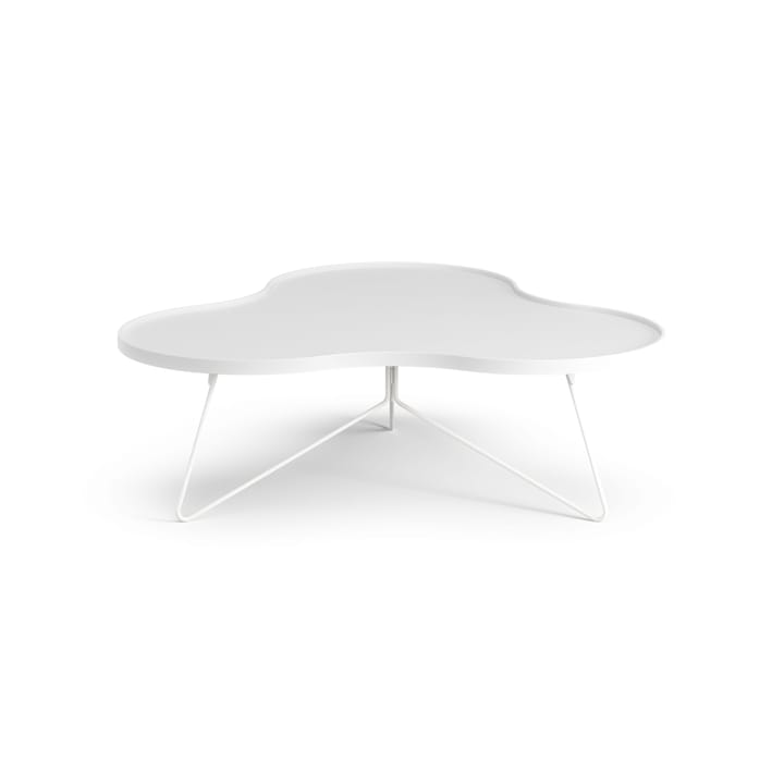 Mesa de centro Flower 107x114 cm - A39 cm Freixo com verniz branco - Swedese