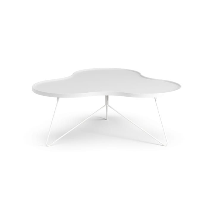 Mesa de centro Flower 107x114 cm - A45 cm Freixo com verniz branco - Swedese