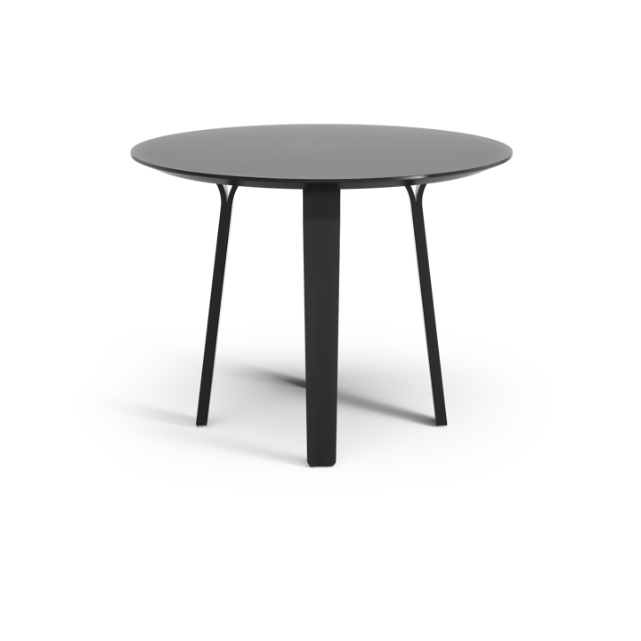 Mesa de jantar Divido  - Esmalte preto cinza, Ø95cm - Swedese