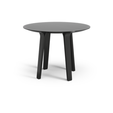 Mesa de jantar Divido  - Esmalte preto cinza, Ø95cm - Swedese