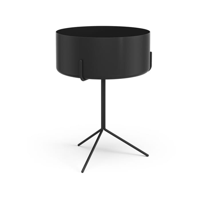 Mesa Drum  - preto, floreira - Swedese