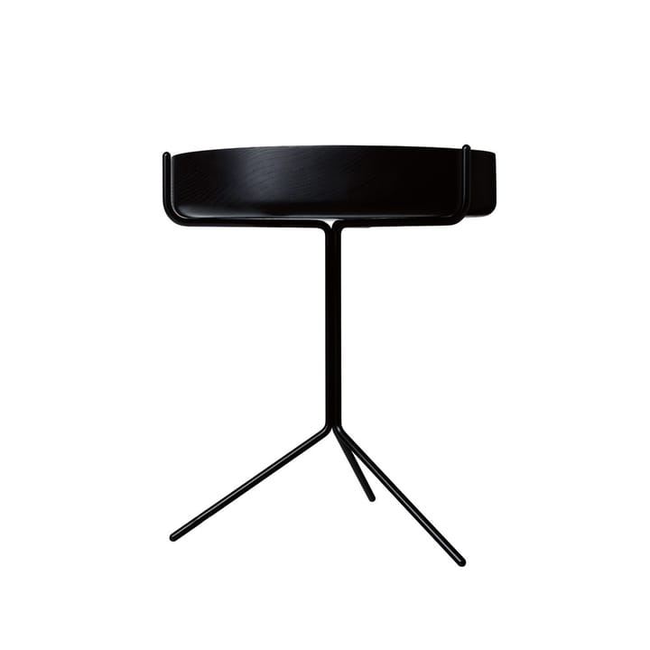 Mesa Drum  - Preto manchado-A.46cm-estrutura preta  - Swedese