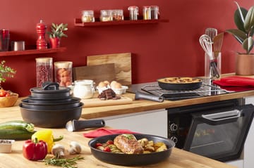 Conjunto de Frigideiras 3 peças Ingenio Unlimited - Preto  - Tefal