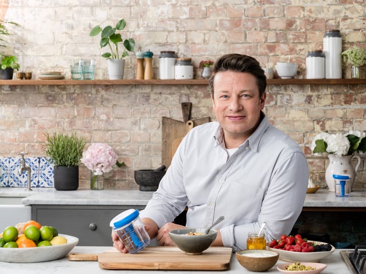 Utensílio de cortar "Chop & Shaker" Jamie Oliver - Azul - Tefal
