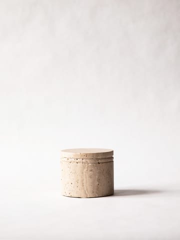 Pote com tampa Travertine - Ø13 cm  - Tell Me More