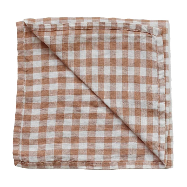 Toalha de cozinha xadrez Gingham 70x50 cm - Biscuit - Tell Me More