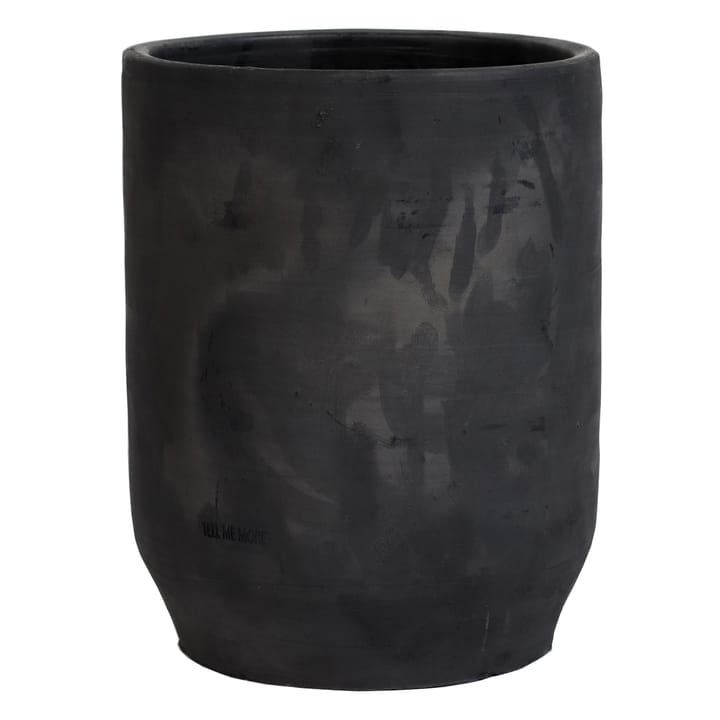 Vaso de flores cilindro Hero, Preto Tell Me More