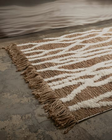 Tapete de juta Wahl 170x240 cm - Brown-offwhite - Tinted