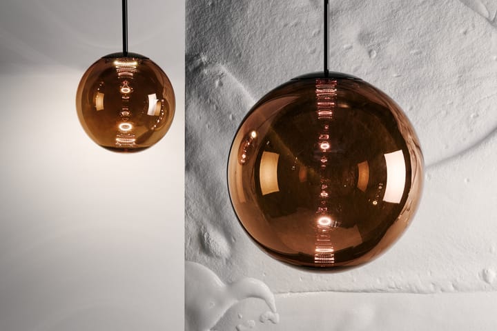 Globe candeeiro suspenso LED Ø25 cm - Cobre - Tom Dixon