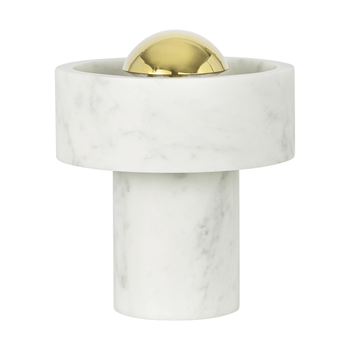 Stone Candeeiro de mesa LED portátil 19 cm - Mármore - Tom Dixon