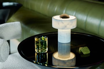 Stone Candeeiro de mesa LED portátil 28 cm - Marble-gold - Tom Dixon