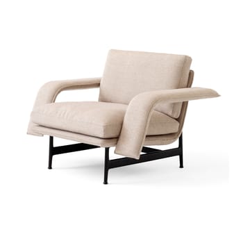 Cadeira lounge Meantime AV29 - Warm black-Hallingdal 0220 - &Tradition