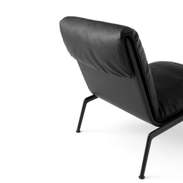 Cadeira lounge Muno LN18 - Warm black-Noble leather Black - &Tradition