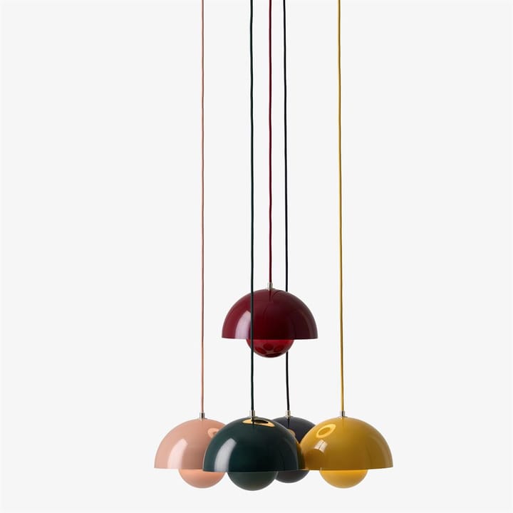 Candeeiro suspenso FlowerPot VP1, Cinza-bege &Tradition