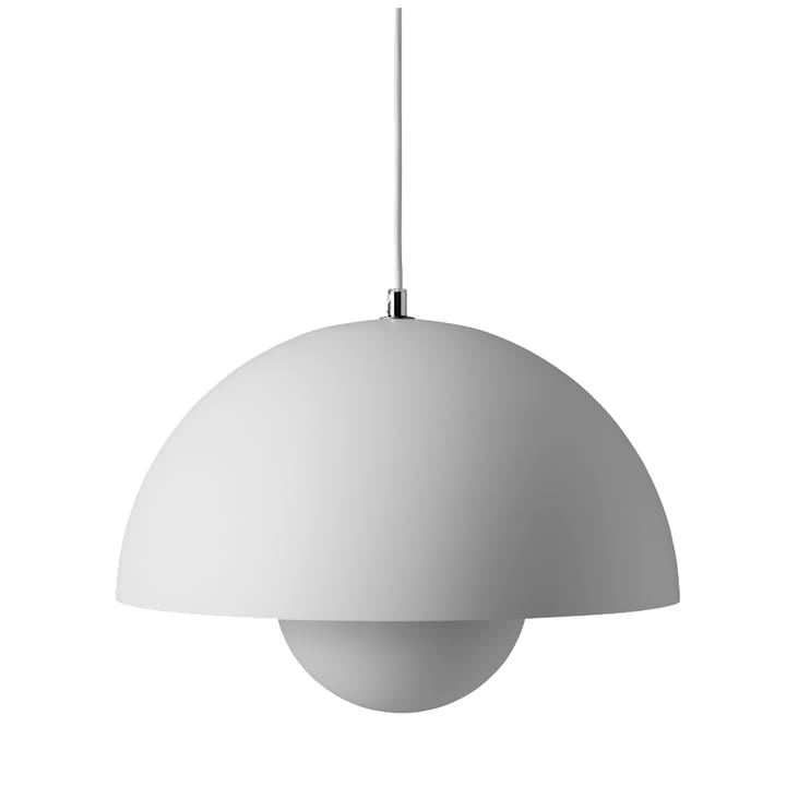 Candeeiro suspenso Flowerpot VP7, matte light grey &Tradition