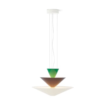 Candeeiro suspenso Gio LN14 Ø60 cm - Signal green-deep blue-ecru - &Tradition