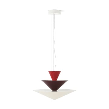 Candeeiro suspenso Gio LN14 Ø60 cm - Vermilion red-d. burgundy-ecru - &Tradition