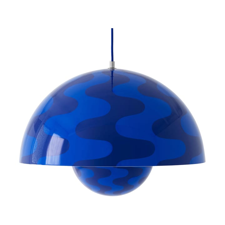 Candeeiro suspenso grande FlowerPot VP2 - Cobalt blue-Twilight blue - &Tradition