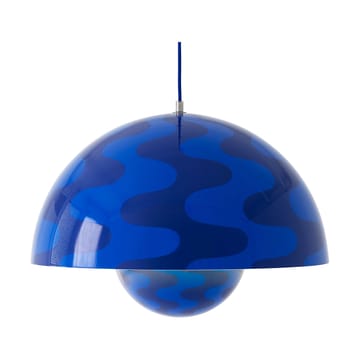 Candeeiro suspenso grande FlowerPot VP2 - Cobalt blue-Twilight blue - &Tradition