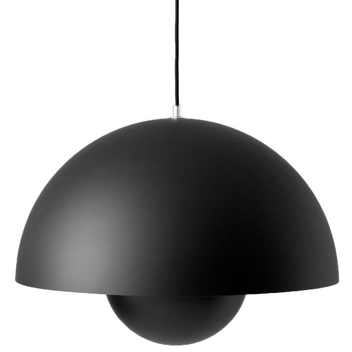 Candeeiro suspenso grande FlowerPot VP2 - preto mate - &Tradition