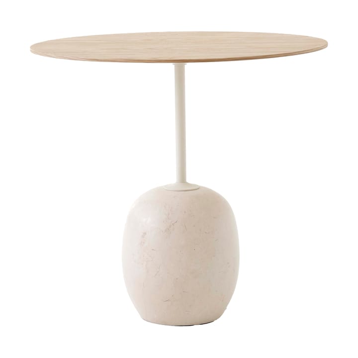 Lato LN9 mesa de apoio - Oak-Crema diva marble - &Tradition