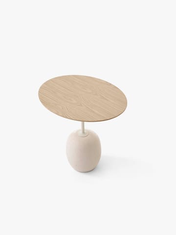 Lato LN9 mesa de apoio - Oak-Crema diva marble - &Tradition