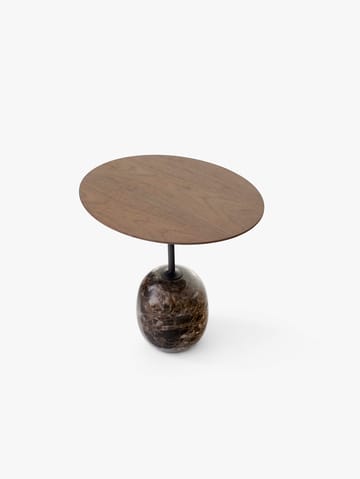 Lato LN9 mesa de apoio - Walnut-Emparador marble - &Tradition