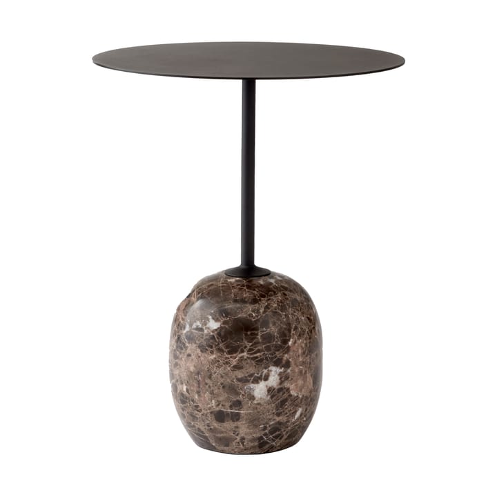 Mesa de apoio Lato LN8 - Warm black-Emparador marble - &Tradition