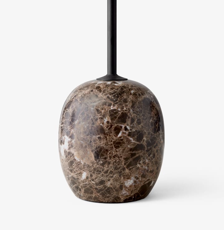 Mesa de apoio Lato LN8, Warm black-Emparador marble &Tradition