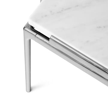 Mesa de centro Sett LN11 - Bianco carrara-dark chrome - &Tradition